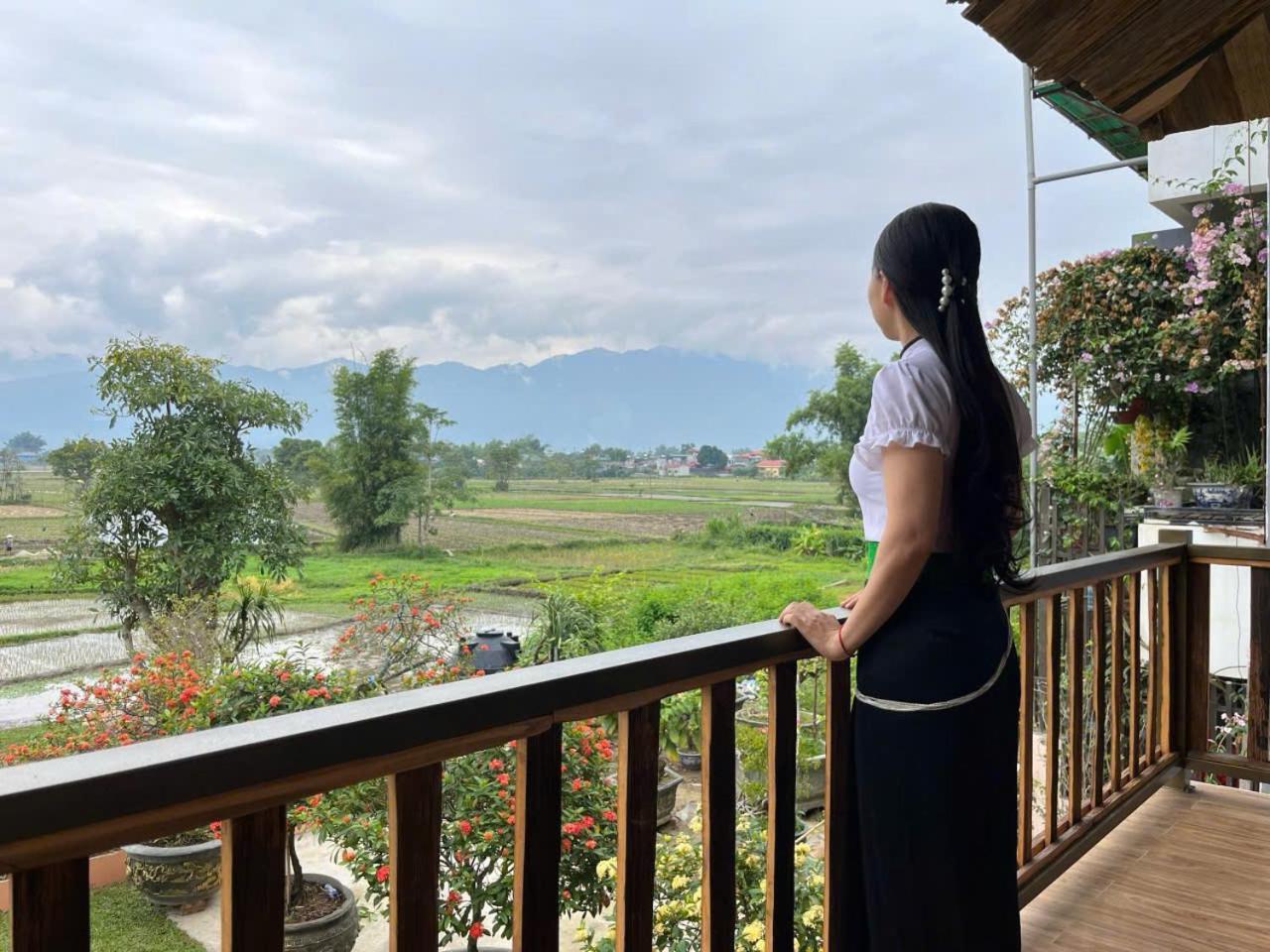 Tran Gia Homestay Nghia Lo Exterior foto